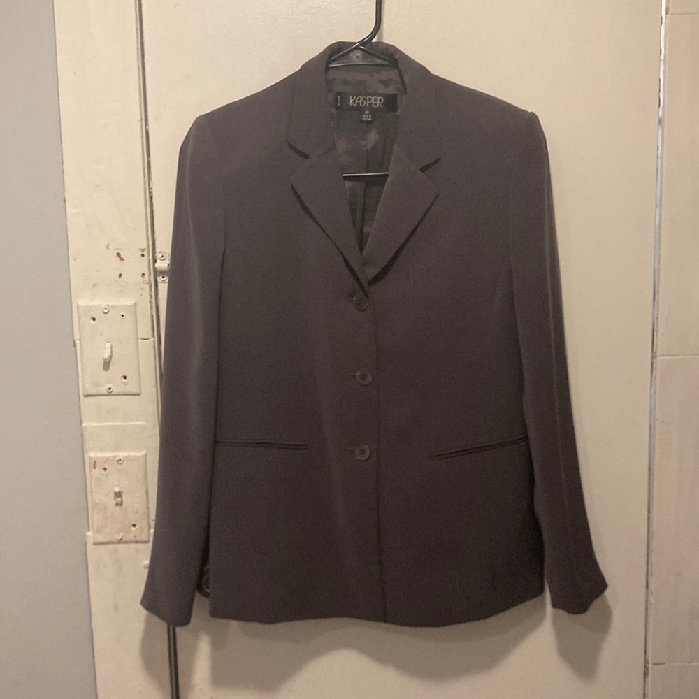 Gray suit